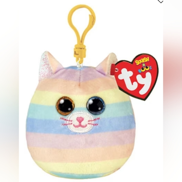 TY Squishy Beanies - 1 Heather the Cat. Others available in separate listings! - Picture 1 of 4